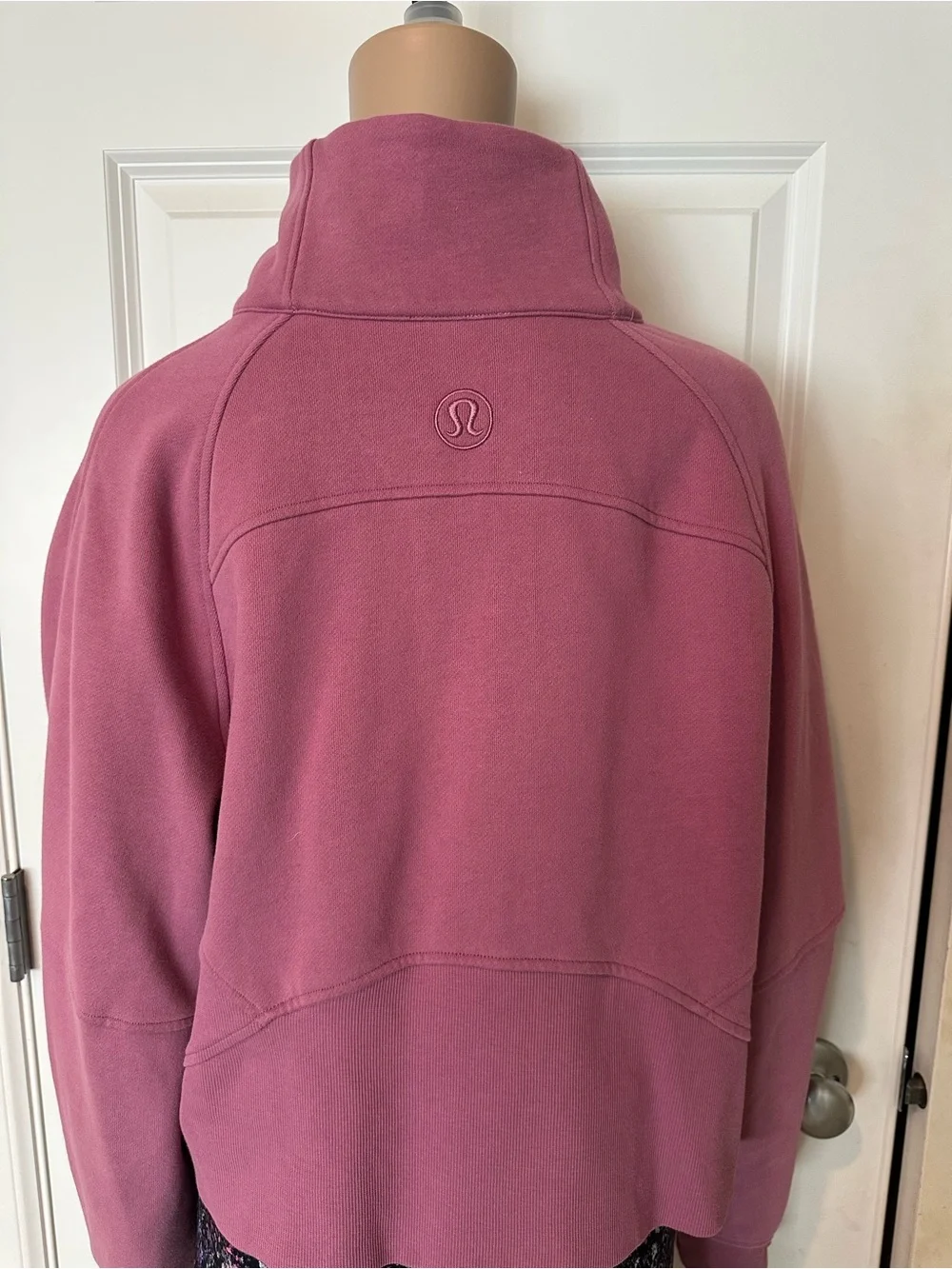 Heathered Mauve lululemon Scuba Half-Zip Pullover Sweatshirt size M/L